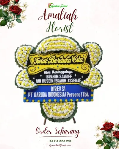 Papan Bunga Duka di Macang