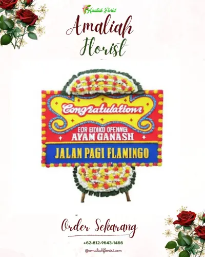 Bunga Papan Congratulation di Macang